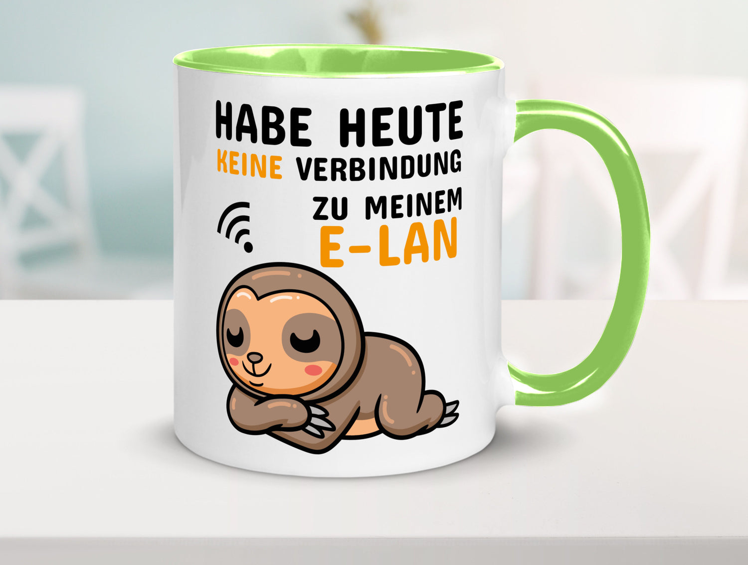 Keine Verbindung lustig Humor Geschenkidee Geschenk Tasse