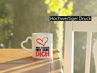 Wird Scheisse Geschenk Humor Geschenkidee lustiger Spruch Tasse