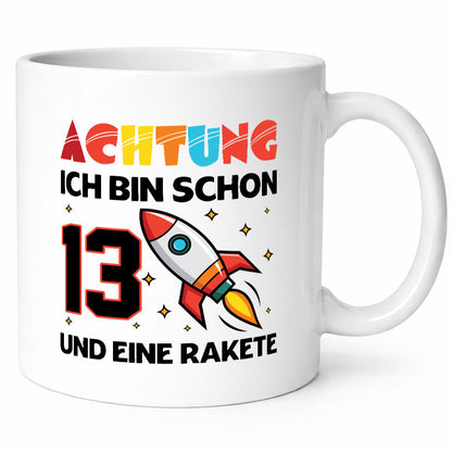 13. Geburtstag | Rakete Weltraum 13 Jahre Galaxy Geschenk Geschenkidee lustiger