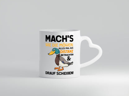 Scheiß drauf Geschenk Humor Geschenkidee lustiger Spruch Tasse