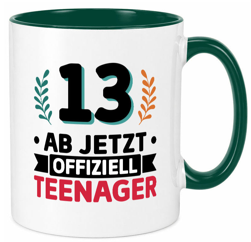 13. Geburtstag | Mädchen Tasse Teenager Spruch vl7 lustiger Geschenk