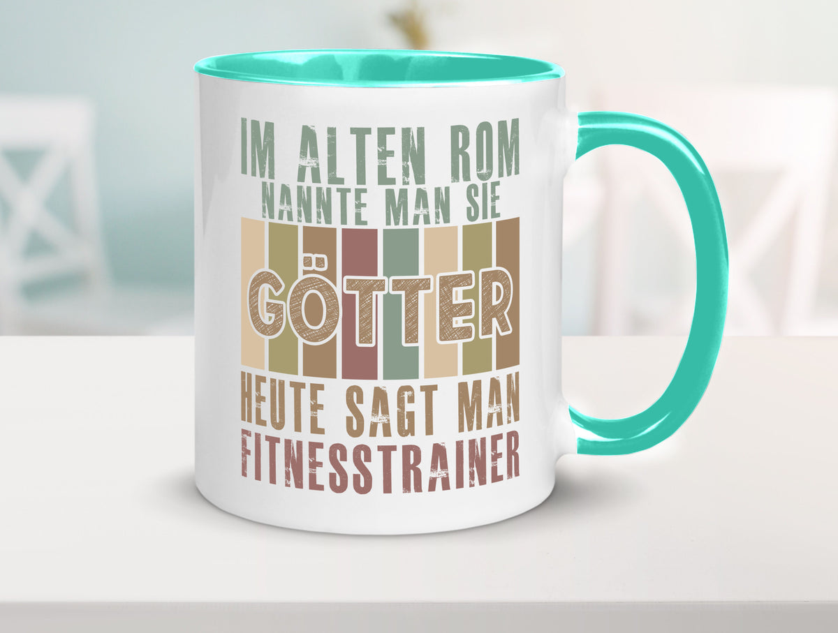 Heute sagt man: Fitnesstrainer | Personal Trainer Geschenkidee Humor Tasse