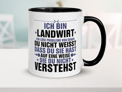 Löse Probleme: Landwirt | Bauer Landwirtschaft v2 Geschenk Humor Geschenkidee
