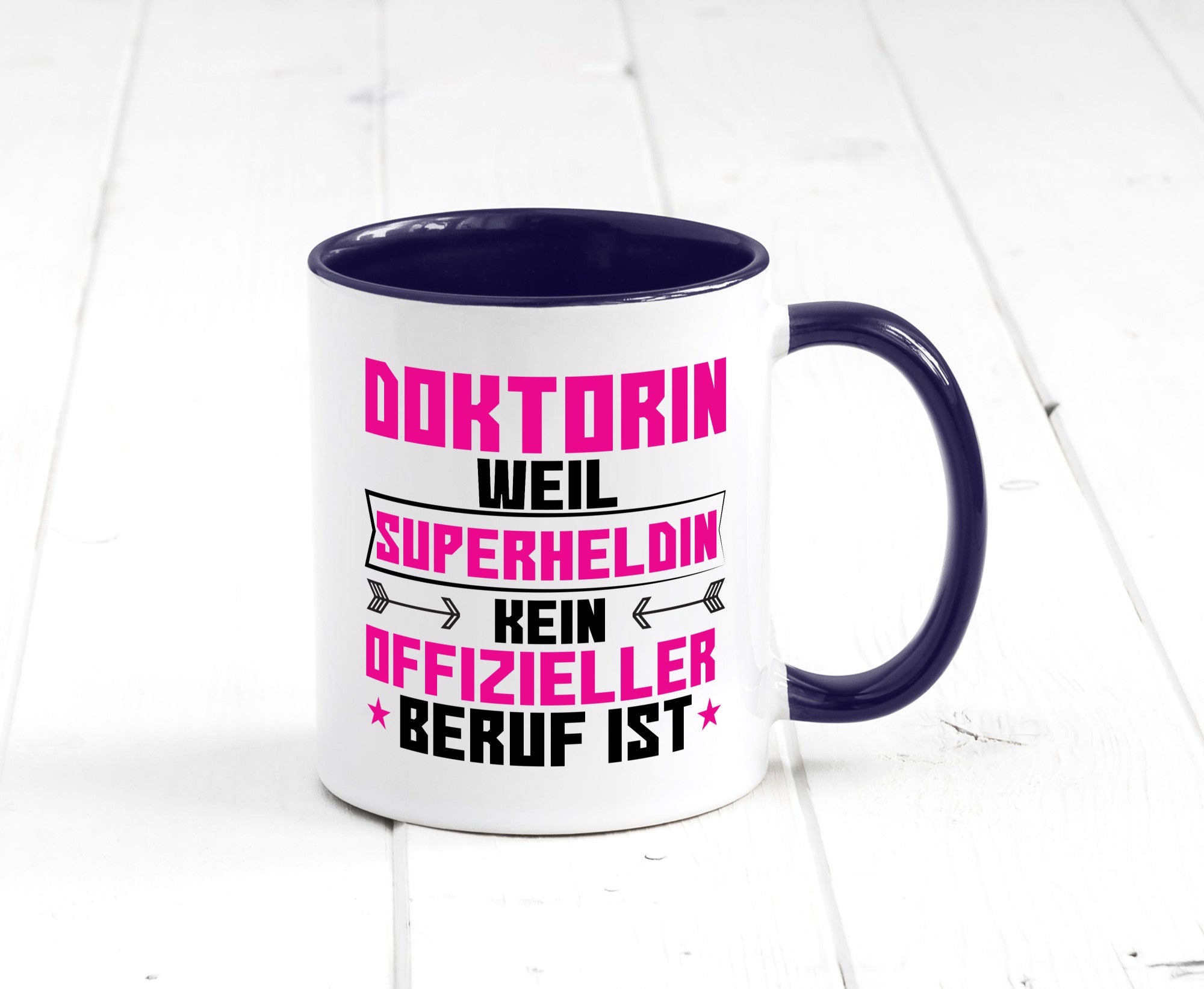 Superheldin Doktorin | Doktorand Doktortitel Geschenkidee Humor Tasse