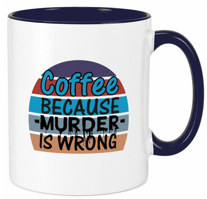 Kaffeetrinker Tasse | schwarzer Humor Büro Spruch Geschenk Arbeit Kollegen