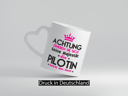 Seine Majestät Pilotin | Definition Piloten lustiger Spruch Geschenk Humor