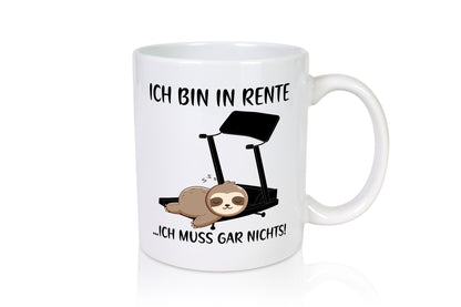 Ich bin in Rente | Rentner Ruhestand Faultier Faulpelz Geschenk Jubiläum
