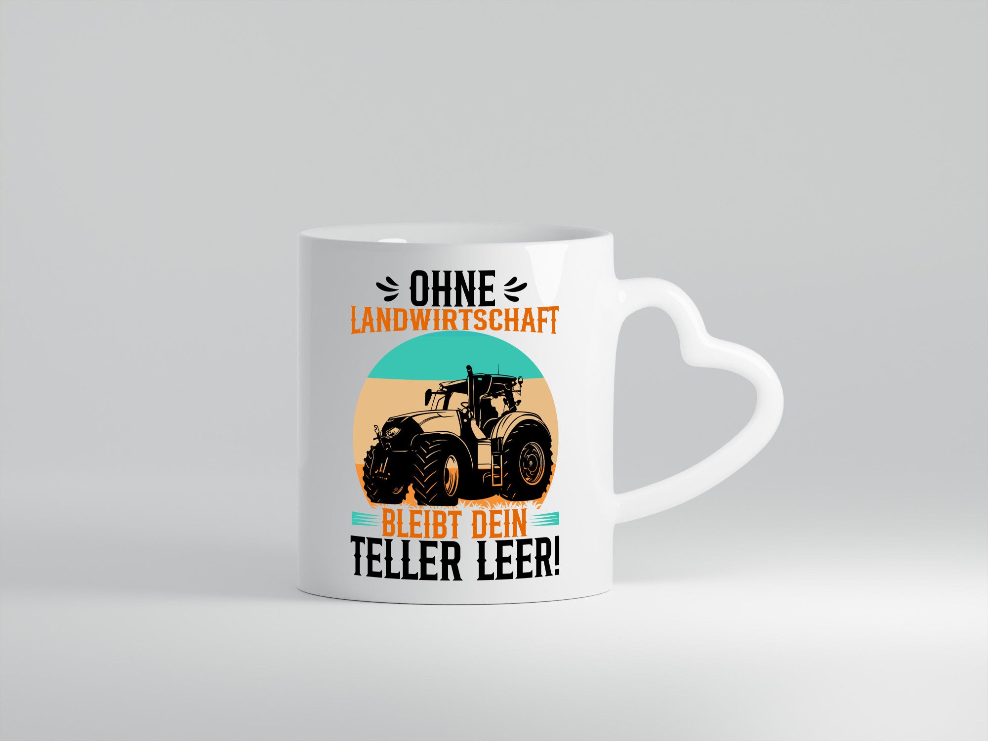Dein Teller bleibt leer | landwirt Bauer Traktor lustiger Spruch Geschenk Humor
