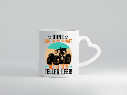 Dein Teller bleibt leer | landwirt Bauer Traktor lustiger Spruch Geschenk Humor
