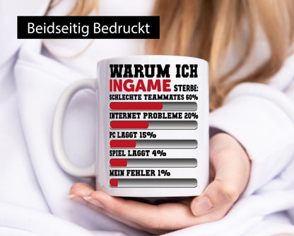 Gamer-Spruch | Zocker-Tasse Zocken Humor lustige Geschenkidee