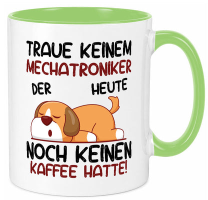 Traue keinem Mechatroniker | KFZ lustiger Spruch Geschenk Humor Geschenkidee Tasse