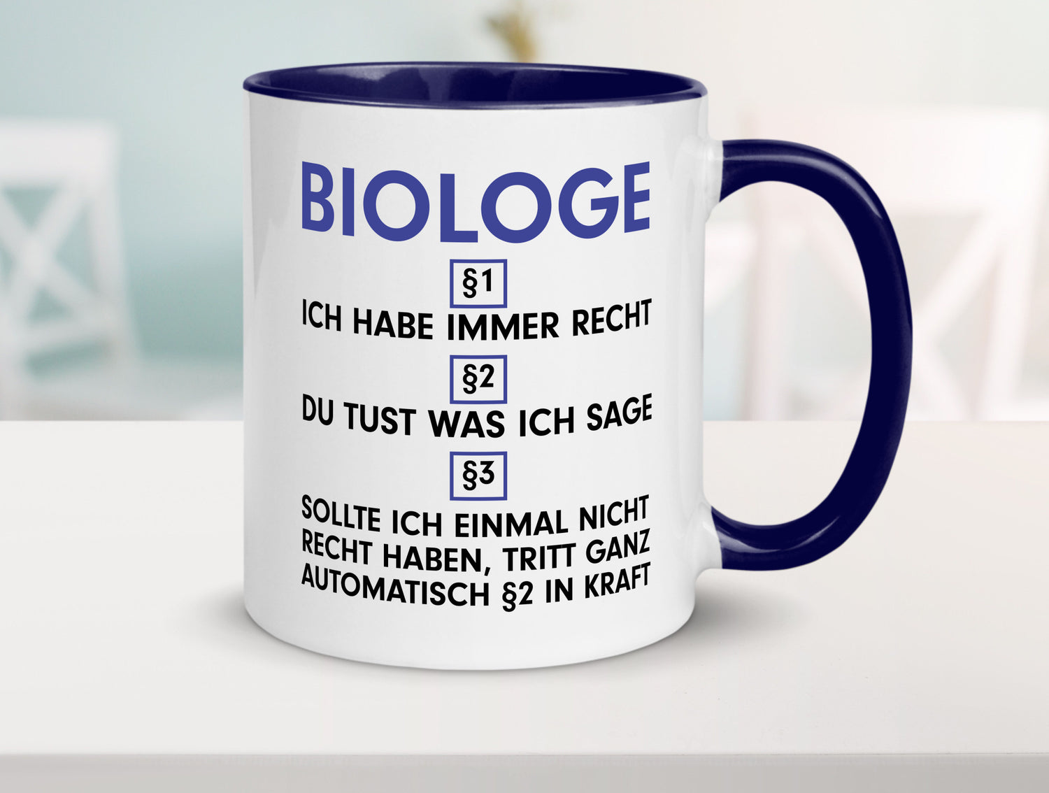 Ich habe immer Recht Biologe | Biologie Naturforscher v2 Geschenkidee Humor