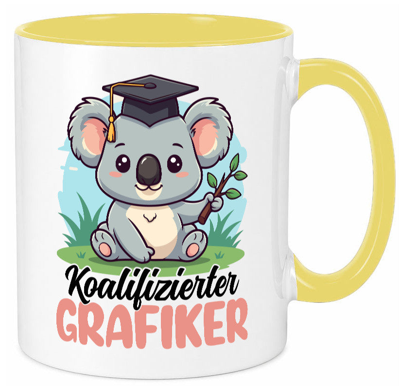 Koalifizierter Grafiker | Grafik Design lustiger Spruch Geschenk Humor