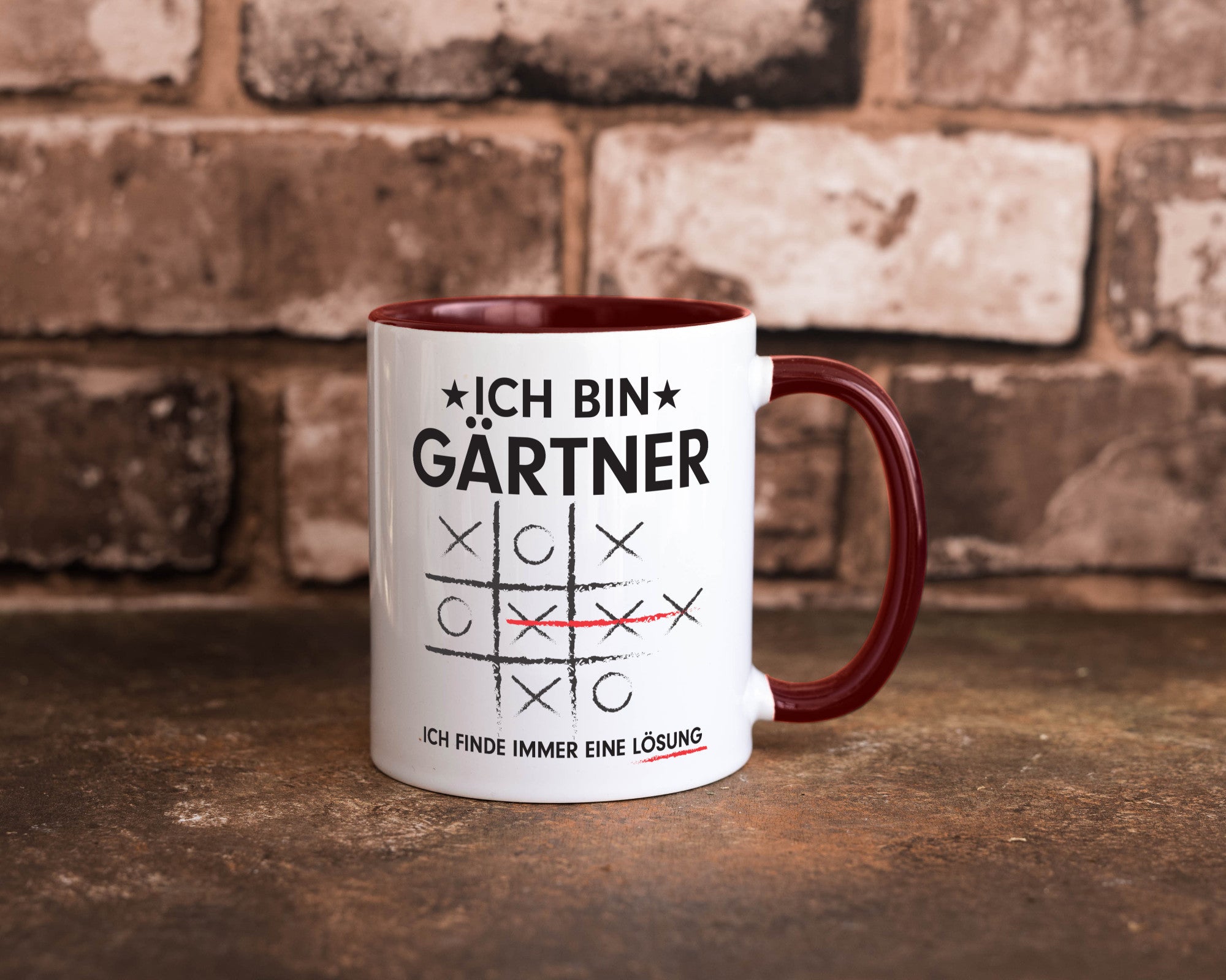 Lösung finden: Gärtner | Gartenbau v2 Geschenk Humor Geschenkidee lustiger