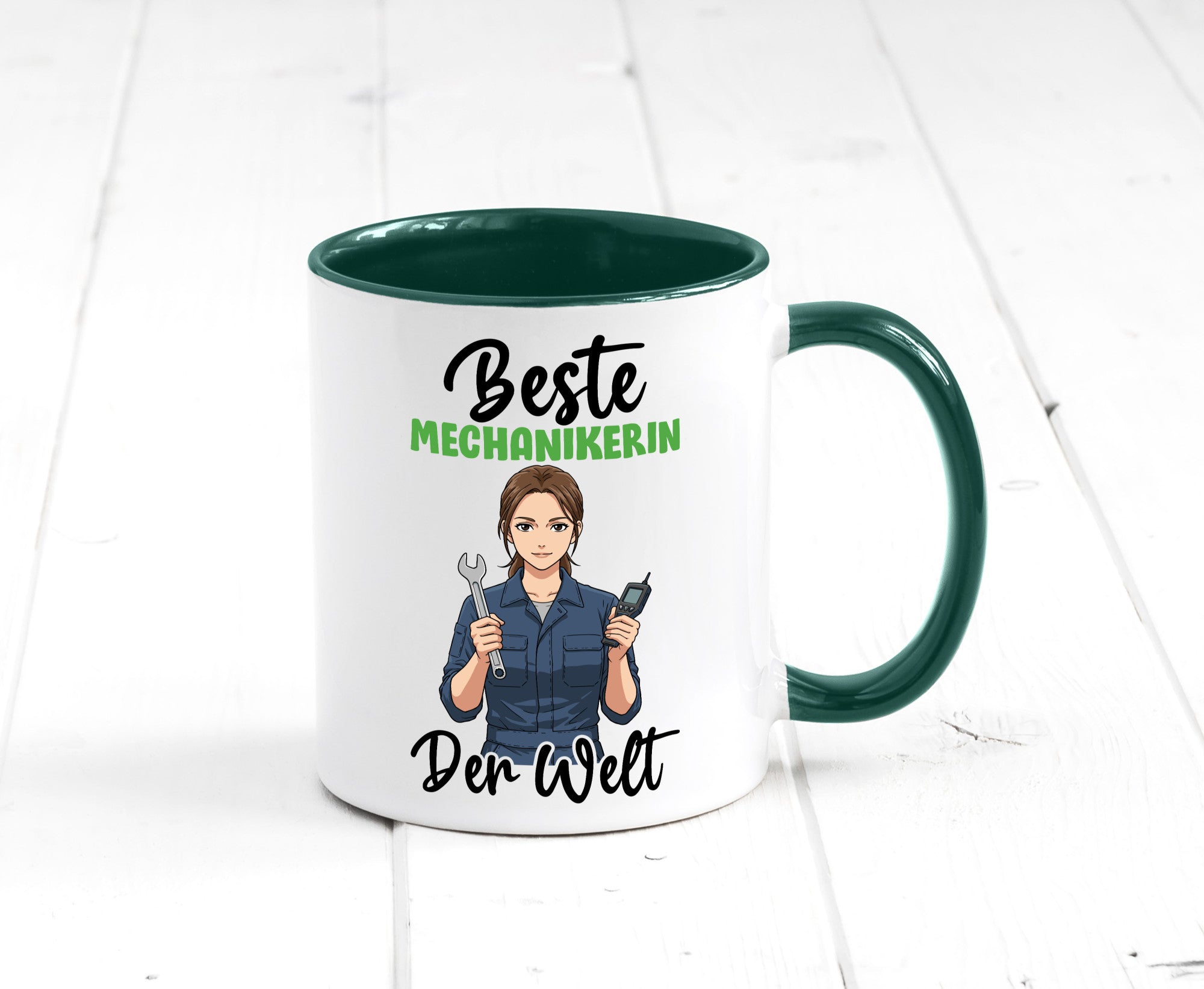 Beste Mechanikerin | KFZ v2 Humor Geschenkidee Tasse
