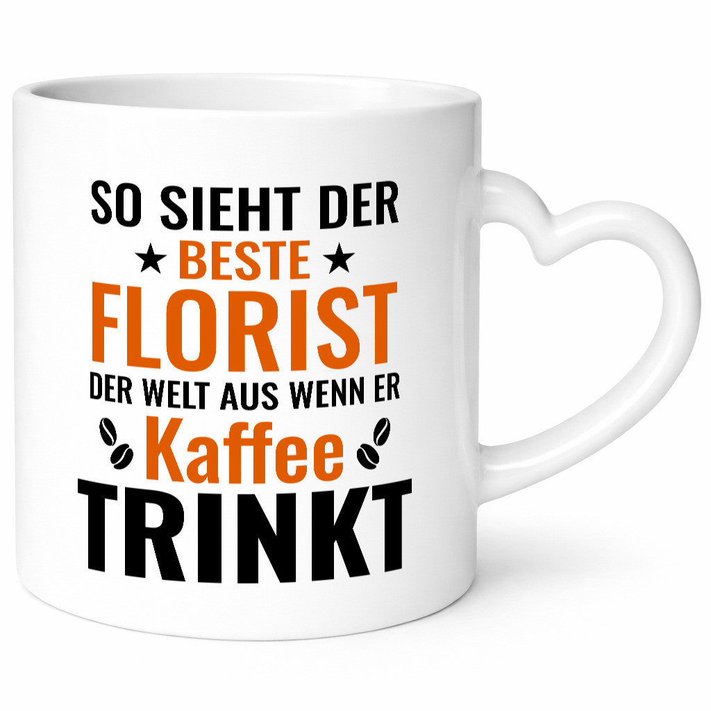 Kaffee trinkt: Florist | Blumen Verkäufer Geschenkidee Humor Tasse