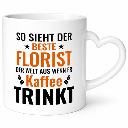 Kaffee trinkt: Florist | Blumen Verkäufer Geschenkidee Humor Tasse