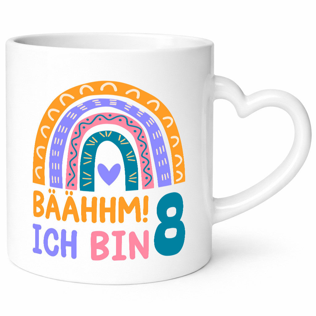 8. Geburtstag | 8 Jahre Regenbogen Bääm Mädchen Geschenk Geschenkidee lustiger