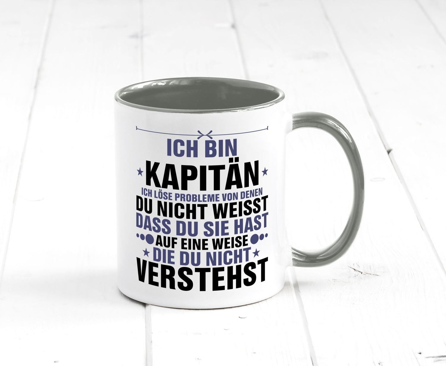 Löse Probleme: Kapitän | Schiffskapitän Schiff v2 Geschenk Humor Geschenkidee