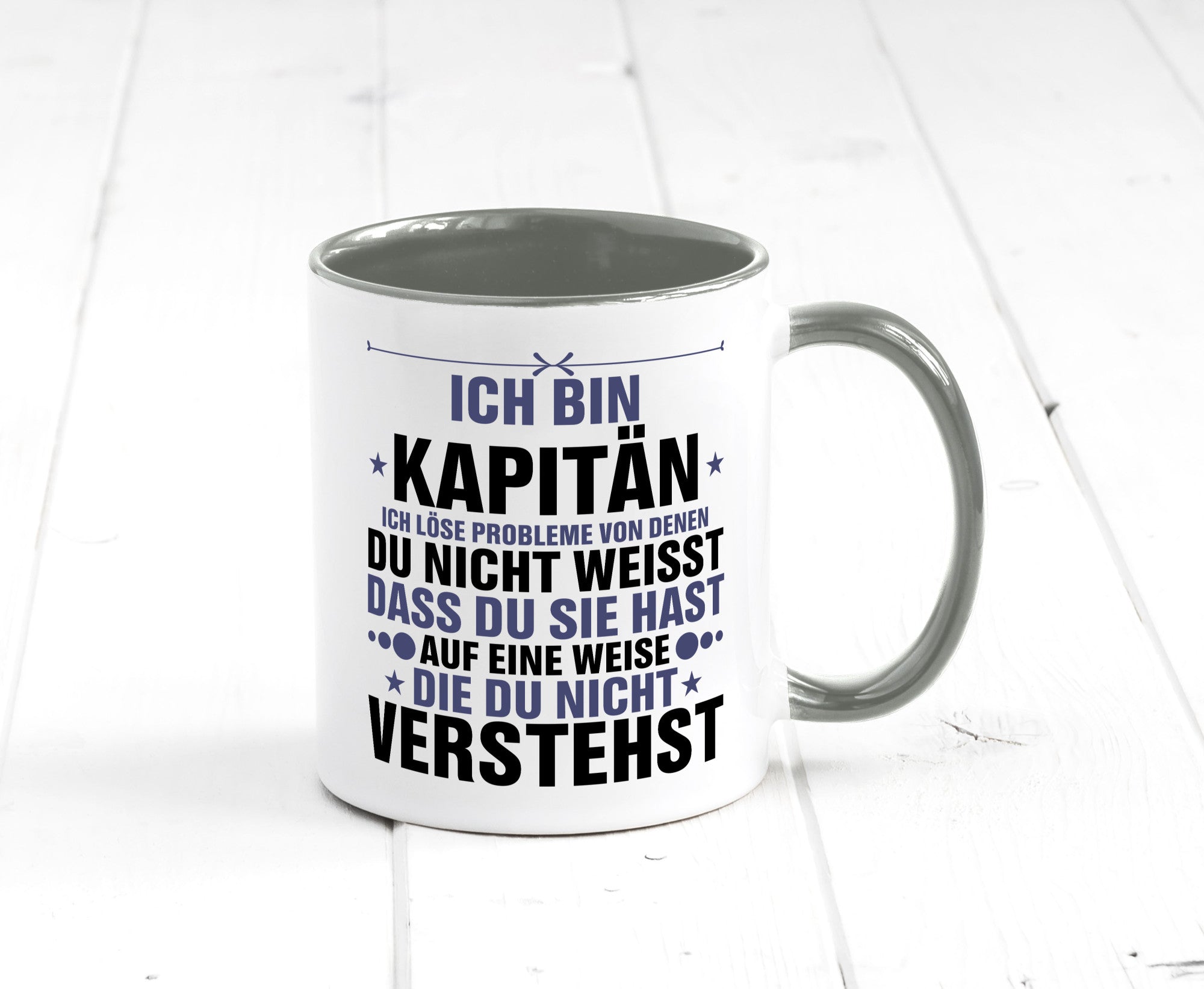 Löse Probleme: Kapitän | Schiffskapitän Schiff v2 Geschenk Humor Geschenkidee