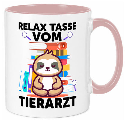Relax Tasse: Tierarzt | Tiermedizin Mediziner Geschenkidee Tierliebhaber Humor