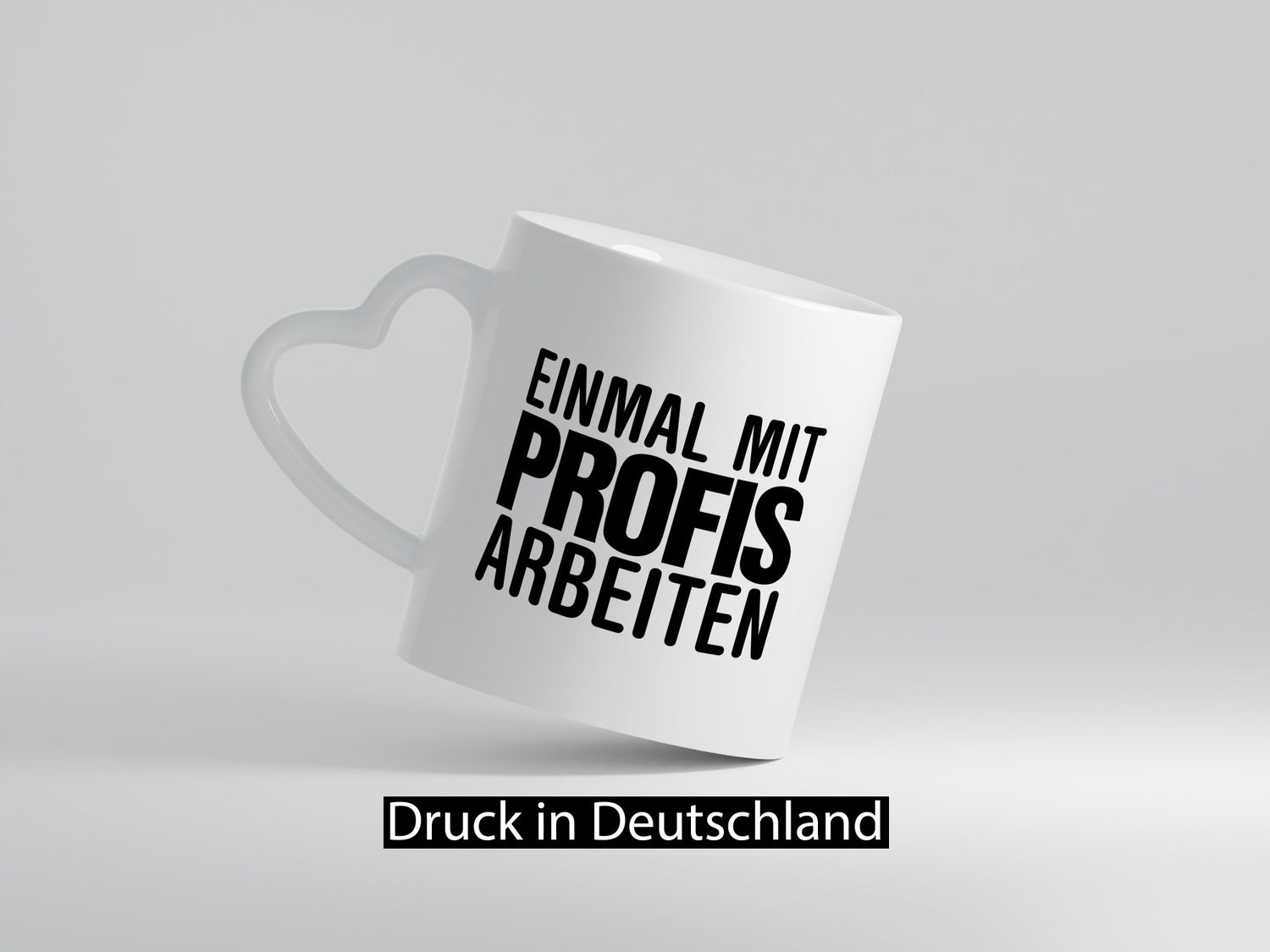 Mit Profis arbeiten | Arbeit Kollegen Sarkasmus Geschenkidee Büro Humor Tasse
