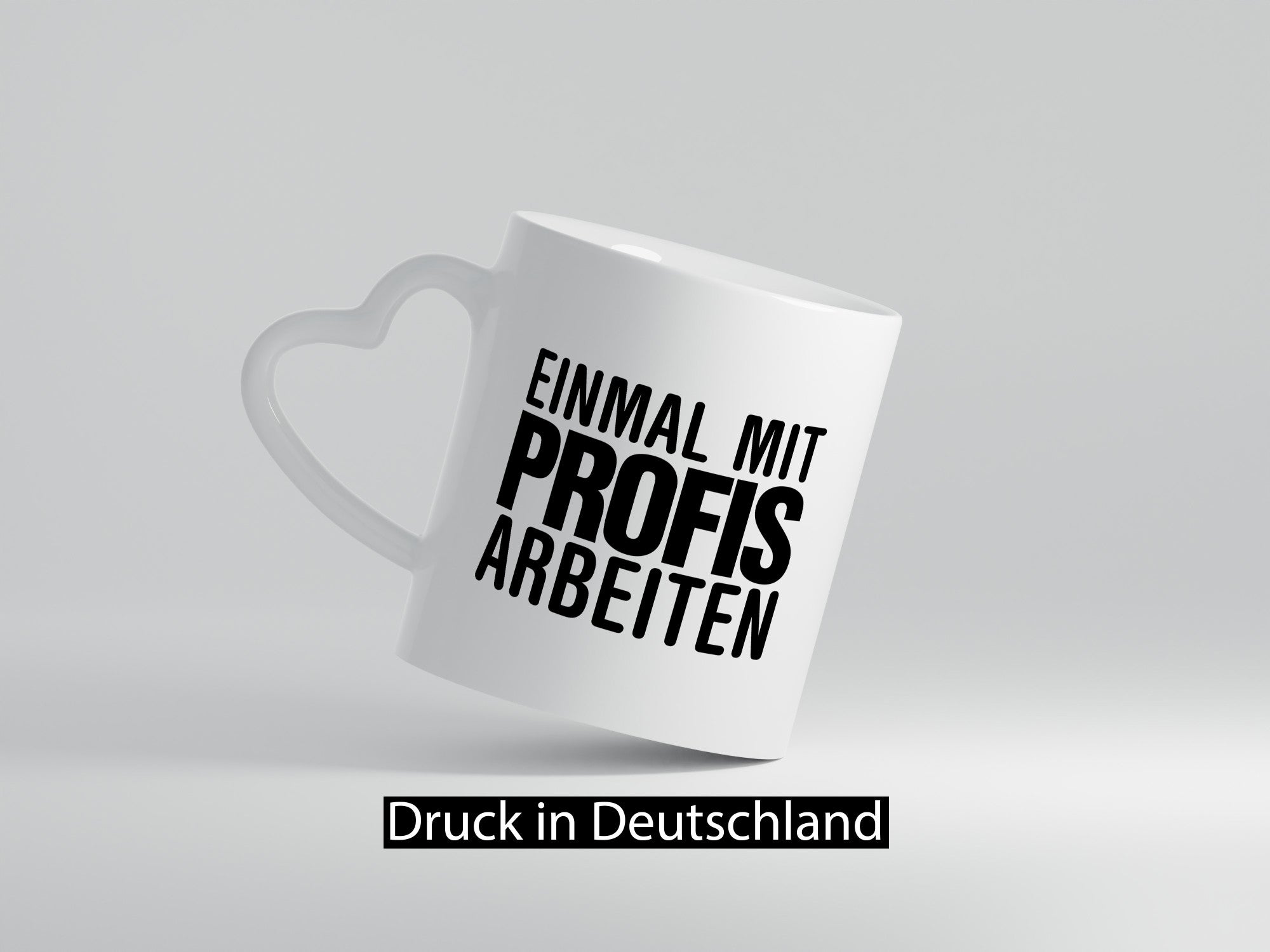 Mit Profis arbeiten | Arbeit Kollegen Sarkasmus Geschenkidee Büro Humor Tasse
