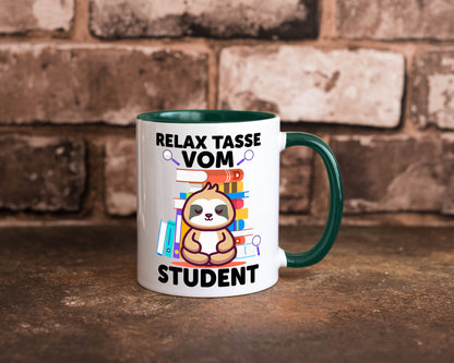 Relax Tasse: Student | Universität Uni Studium lustiger Spruch Geschenk Humor