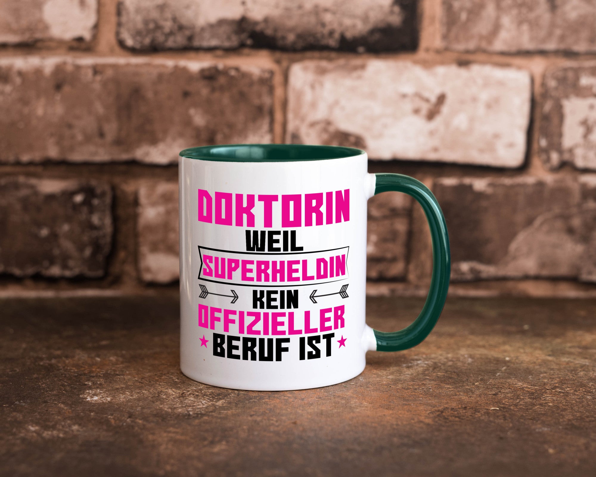 Superheldin Doktorin | Doktorand Doktortitel Geschenkidee Humor Tasse