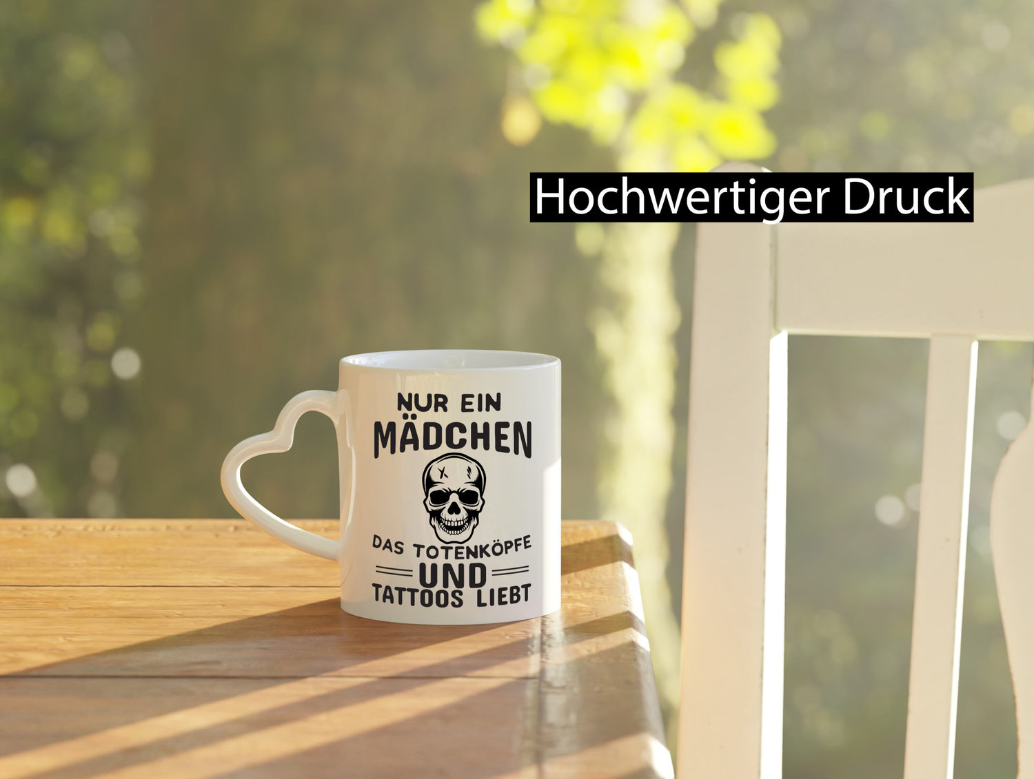 Totenköpfe und Tattoos lustiger Spruch Geschenk Humor Geschenkidee Tasse