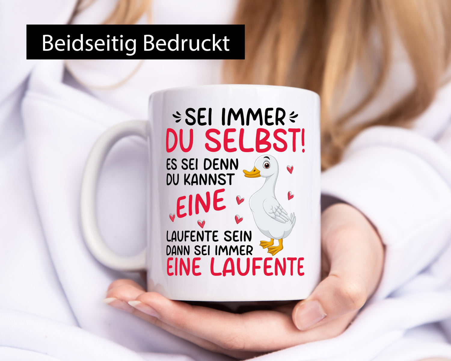 Sei immer du selbst | eine Ente laufente lustig Humor Geschenkidee Geschenk