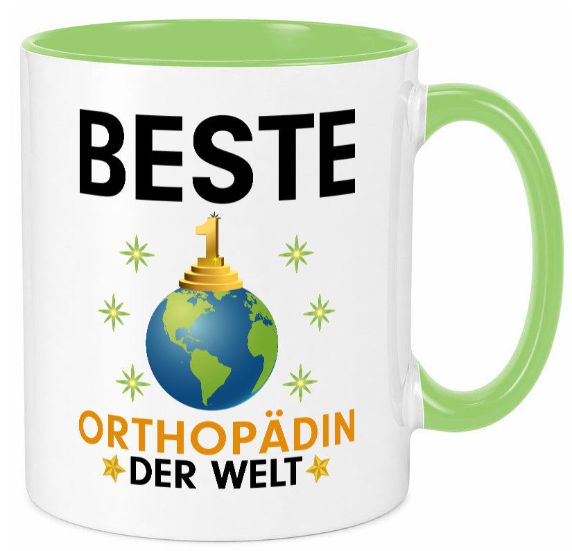 Welt Beste Orthopädin |Orthopädie Geschenk Humor Geschenkidee lustiger Spruch Tasse