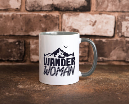 Wander Woman | Frauen Tasse Wanderer Bergsteigen lustig Familie Geschenkidee