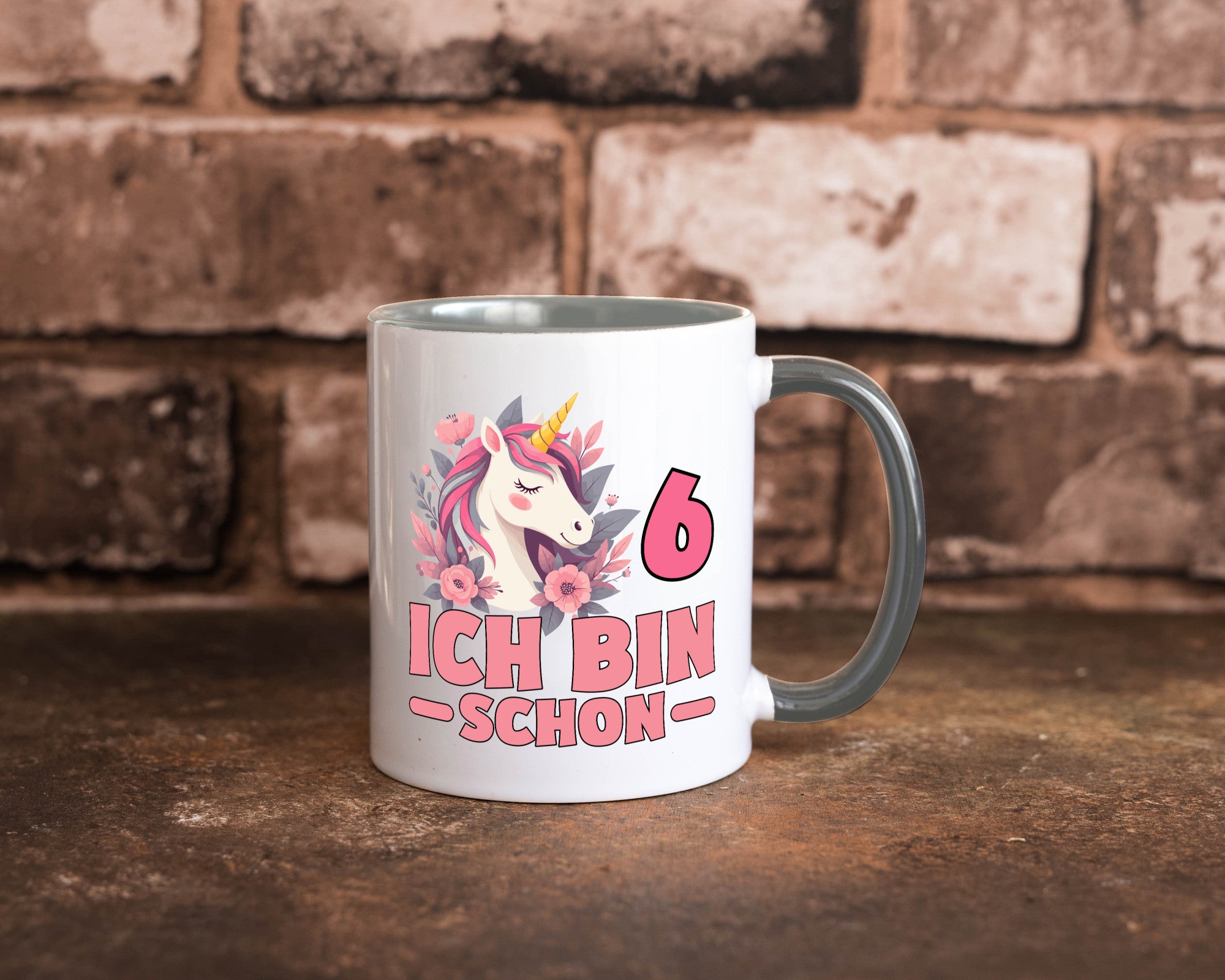 6. Geburtstag | 6 Jahre Einhorn bin schon Mädchen Geschenk Geschenkidee