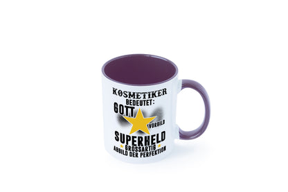 Bedeutung von Kosmetiker | Kosmetik Stylist Visagist Geschenkidee Humor Tasse