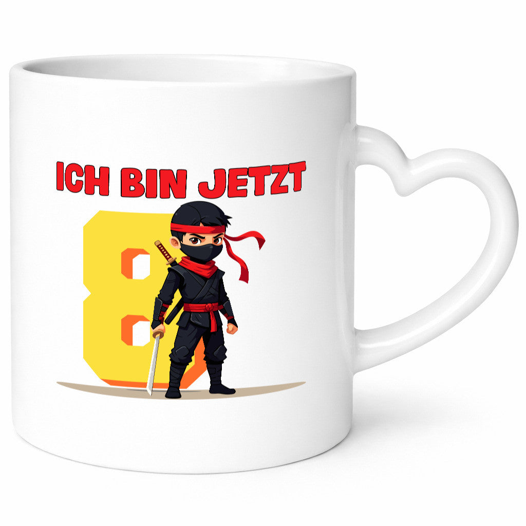 8. Geburtstag | 8 Jahre Ninja Kinder Humor Geschenkidee Tasse