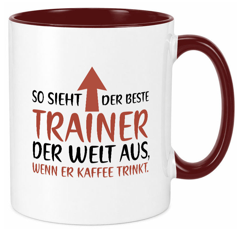 So sieht Bester Trainer der Welt aus | Kaffee Humor Geschenkidee Tasse