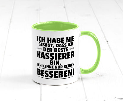 Der Beste Kassierer Geschenk Humor Geschenkidee lustiger Spruch Tasse