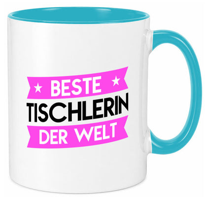 Beste Tischlerin | Tischlerei lustiger Spruch Geschenk Humor Geschenkidee Tasse