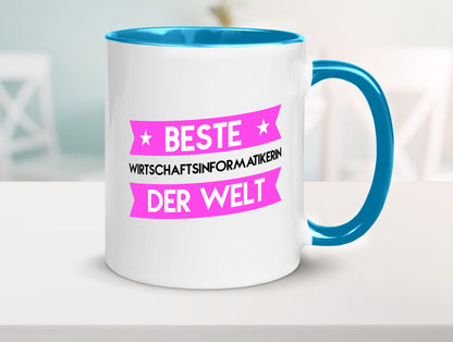 Beste Wirtschaftsinformatikerin | Wirtschaft Informatik Humor Geschenkidee Tasse