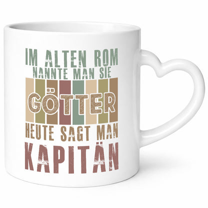 Heute sagt man: Kapitän | Schiffskapitän Schiff Geschenk Humor Geschenkidee