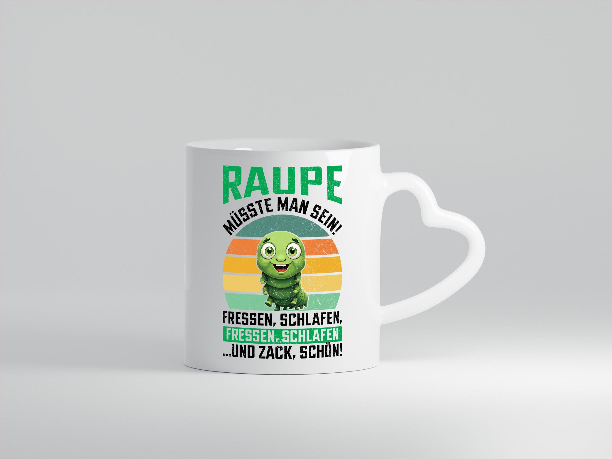 Raupe müsste man sein | Raupen Raupenliebhaber v2 lustig Humor Geschenkidee