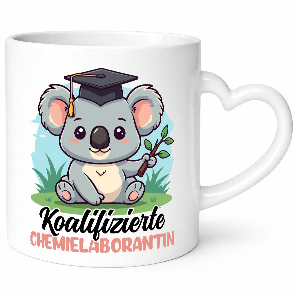 Koalifizierte Chemielaborantin | Laborantin Chemie lustig Humor Geschenkidee Tasse