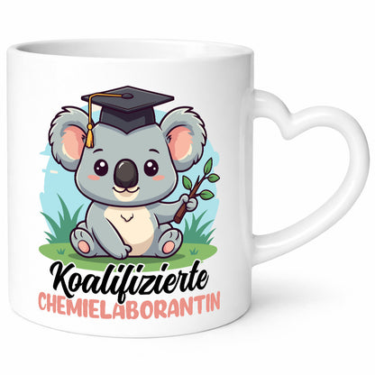 Koalifizierte Chemielaborantin | Laborantin Chemie lustig Humor Geschenkidee Tasse