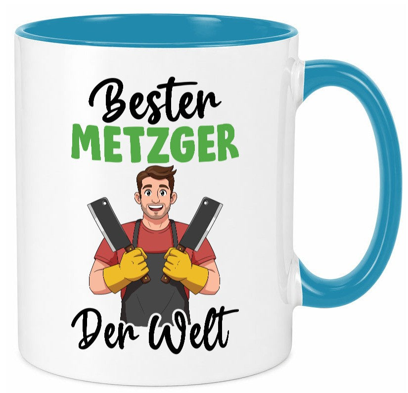 Bester Metzger | Fleischer Metzgerei v2 Geschenkidee Humor Tasse