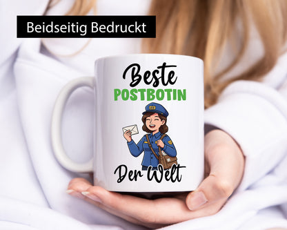 Beste Postbotin | Beruf Post Briefträger v2 lustig Arbeit Kollegen Büro