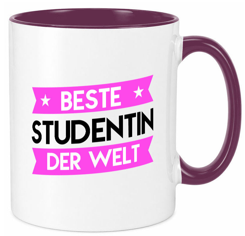 Beste Studentin | Uni Studium Universität Geschenkidee Humor Tasse