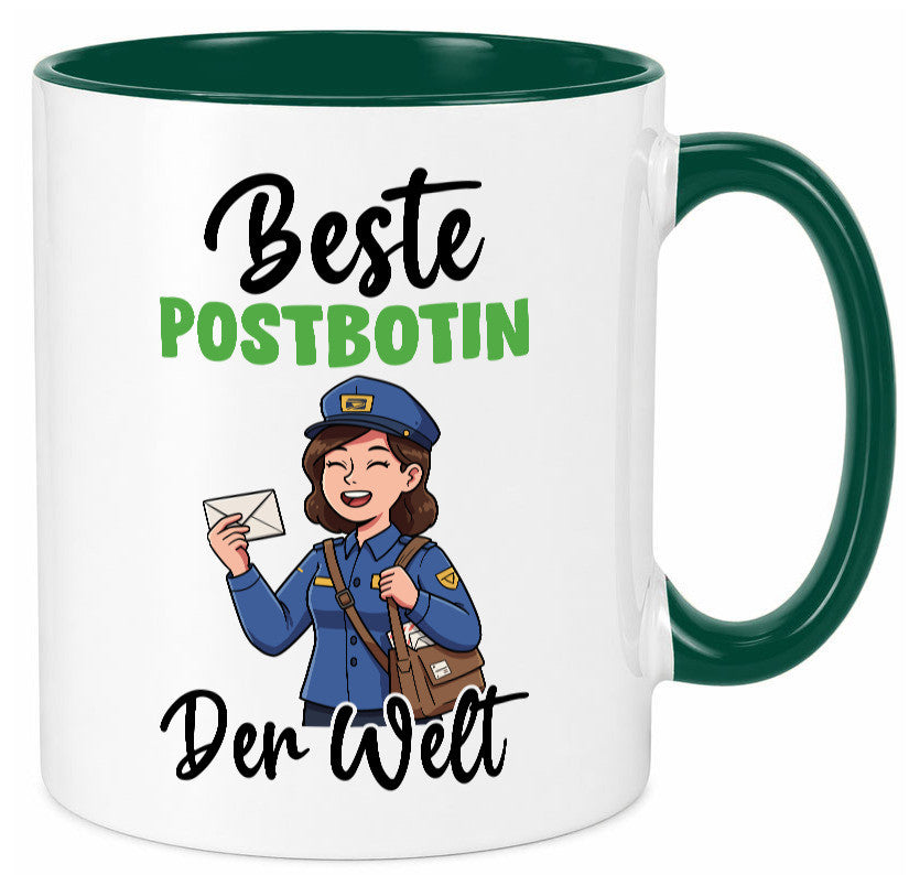Beste Postbotin | Beruf Post Briefträger v2 lustig Arbeit Kollegen Büro