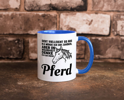 Pferde Spruch | Reiterin Tasse Pferdesport Reiten Humor Geschenkidee