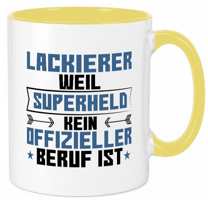 Superheld Lackierer | Definition lackieren lustig Humor Geschenkidee Geschenk Tasse